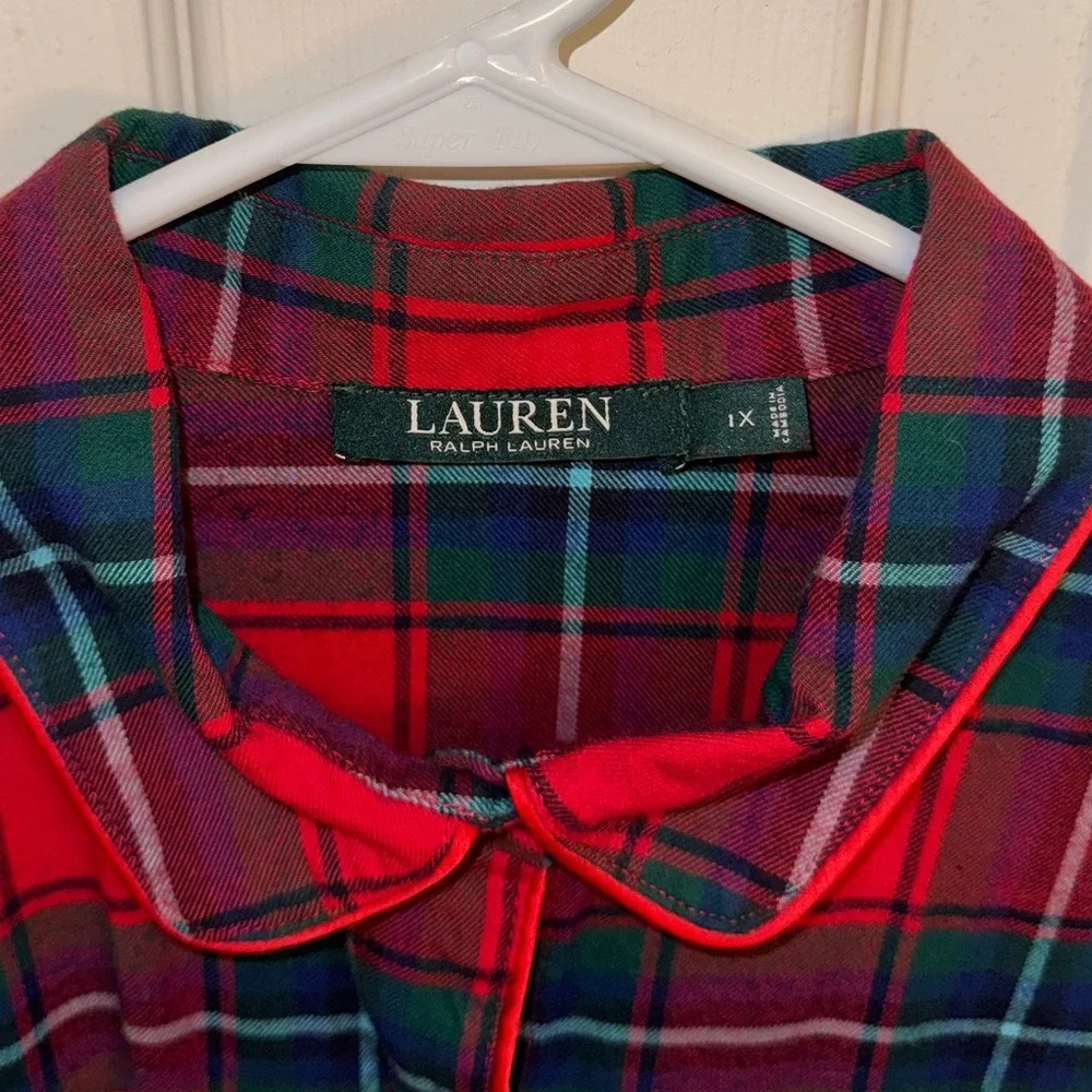 Lauren Ralph Lauren night sleep shirt - 1X - long - Picture 4 of 9